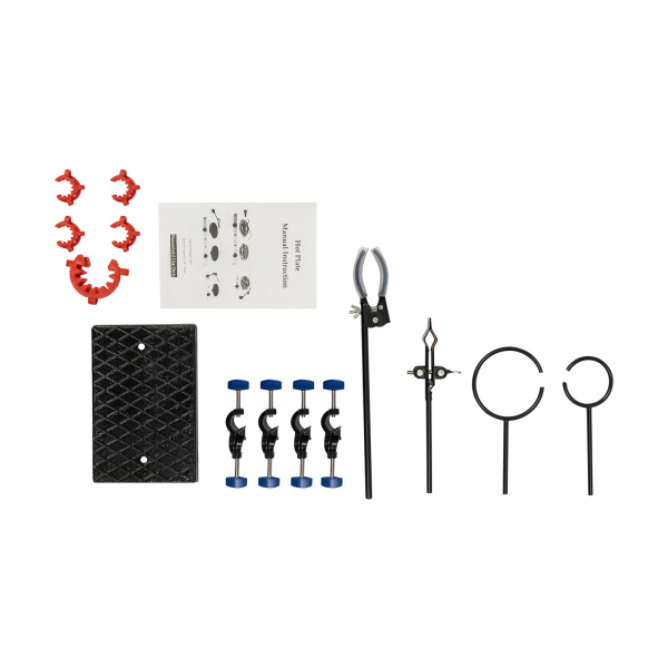 2000ml Essential Oil Distillation Apparatus + Hot Stove + Essential Oil Separator Lab Glass Distillation Kit